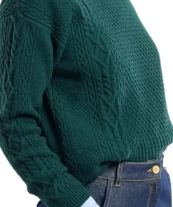 Cable-Knit Wool Jumper - Women's