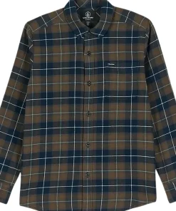 Caden Plaid Long Sleeve Shirt - Kids