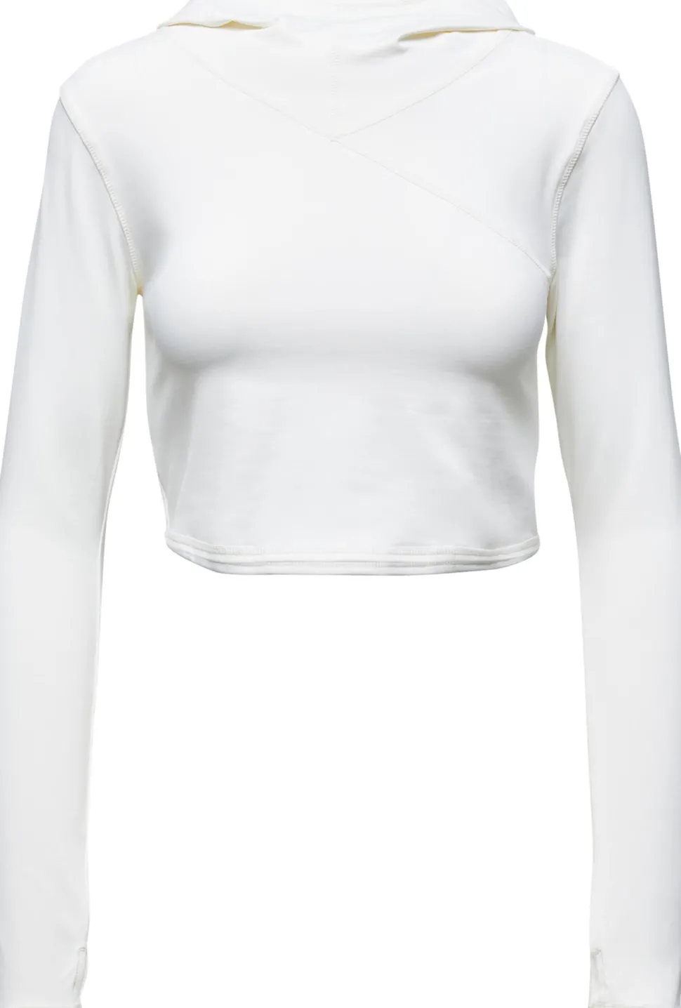 Caduta Hooded Cropped Rash Guard - Women's