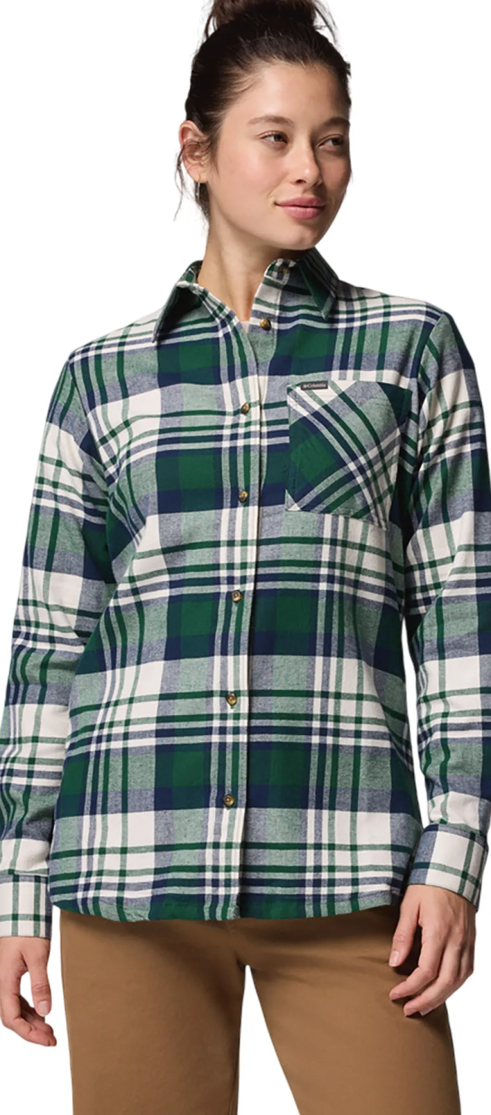 Calico Basin Flannel Long Sleeve Shirt - Women's