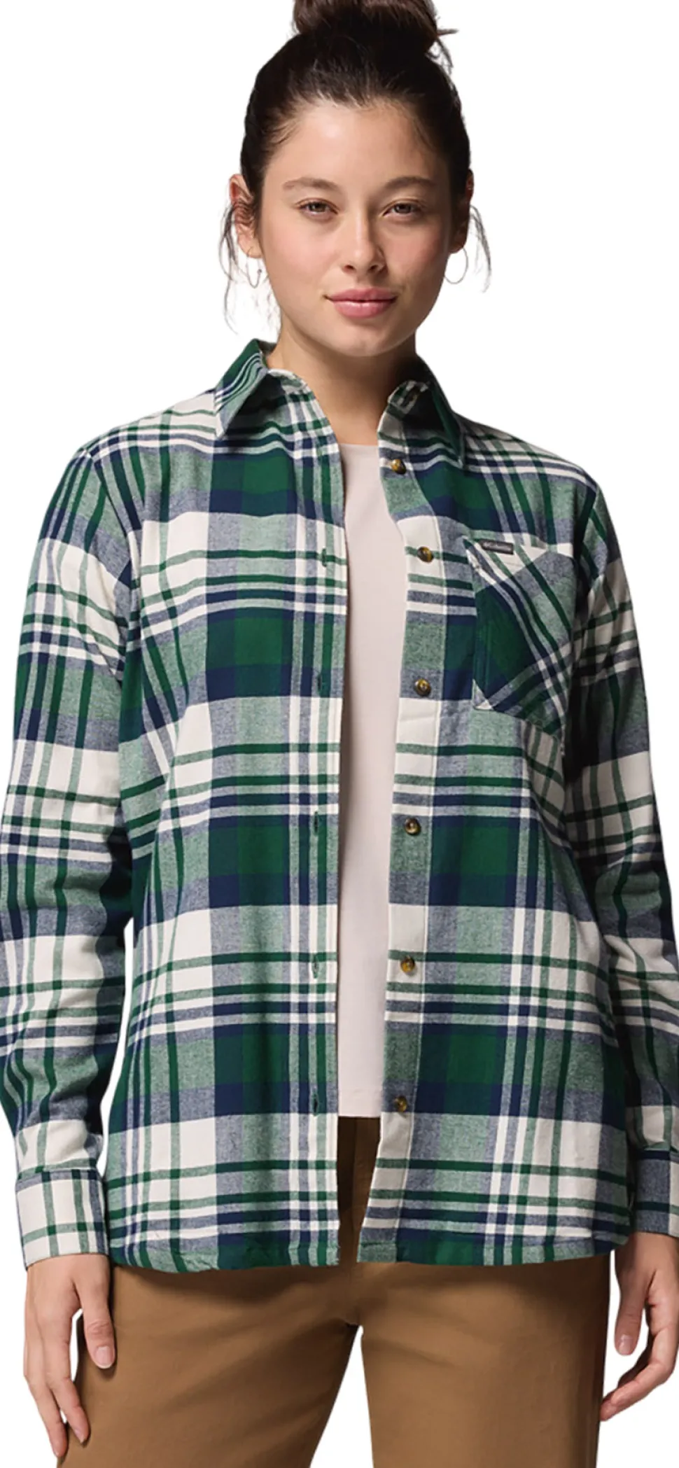 Calico Basin Flannel Long Sleeve Shirt - Women's