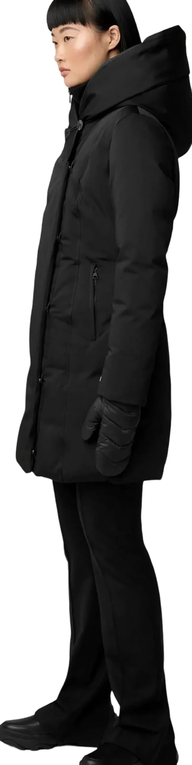 Camelia-C Slim-Fit Classic Down Coat with Large Hood - Women's