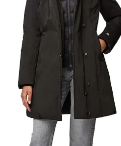 Camelia-C Slim-Fit Classic Down Coat with Large Hood - Women's