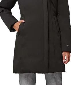 Camelia-C Slim-Fit Classic Down Coat with Large Hood - Women's
