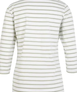 Cap Coz 3/4 Sleeves Breton Striped Jersey - Women's