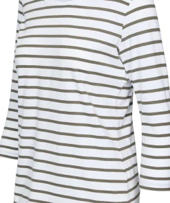Cap Coz 3/4 Sleeves Breton Striped Jersey - Women's