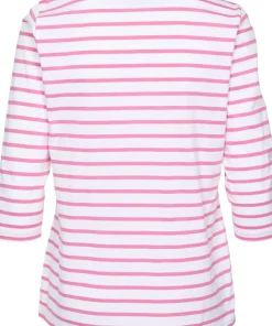 Cap Coz 3/4 Sleeves Breton Striped Jersey - Women's