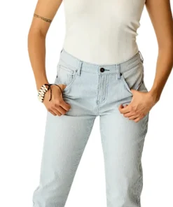 Carson High Rise RR Stripe Jeans - Women's