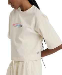Center Multi Color Cropped T-Shirt - Women's