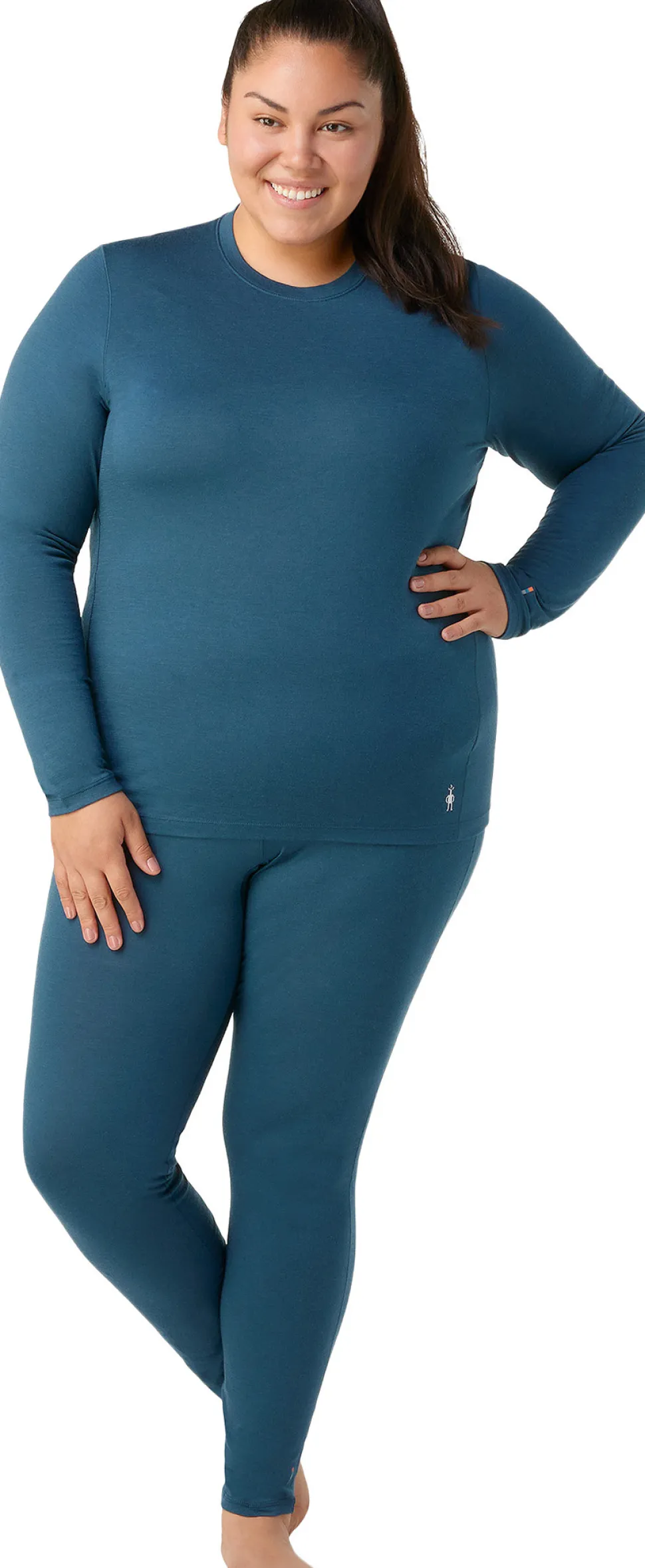 Classic All-Season Merino Plus Size Long Sleeve Base Layer Top - Women's
