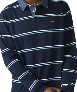 Classic Long Sleeve Rugby Shirt - Men's
