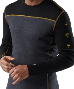 Classic Thermal Merino Colorblock Crew Neck Base Layer Top - Men's