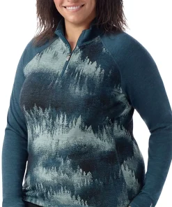 Classic Thermal Merino Plus Size 1/4 Zip Base Layer Top - Women's