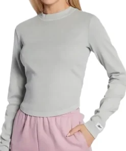 Classics Natural Dye Ribbed Wrap Long Sleeve Top - Women's