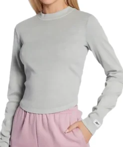 Classics Natural Dye Ribbed Wrap Long Sleeve Top - Women's