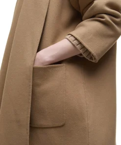 Clementine Wool Scarf Coat - Women's