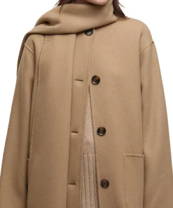 Clementine Wool Scarf Coat - Women's