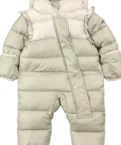 Colorblock One-Piece Puffer Snowsuit - Baby Girl