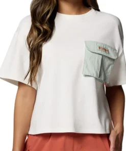 Cove Beach Cropped Pocket T-Shirt - Women's