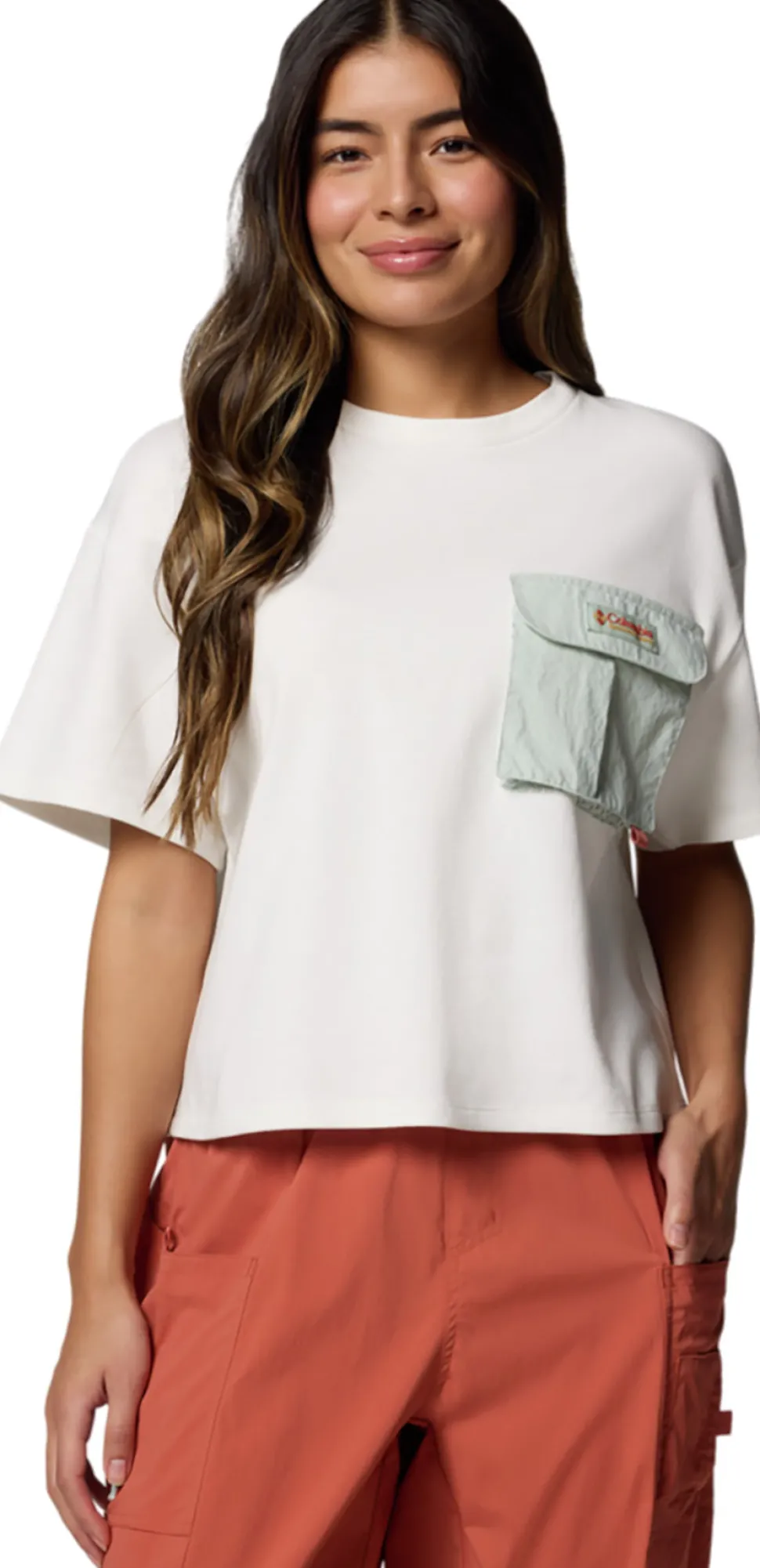 Cove Beach Cropped Pocket T-Shirt - Women's