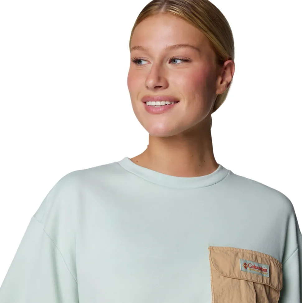 Cove Beach Cropped Pocket T-Shirt - Women's