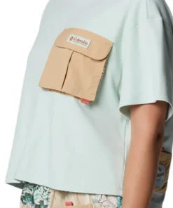 Cove Beach Cropped Pocket T-Shirt - Women's