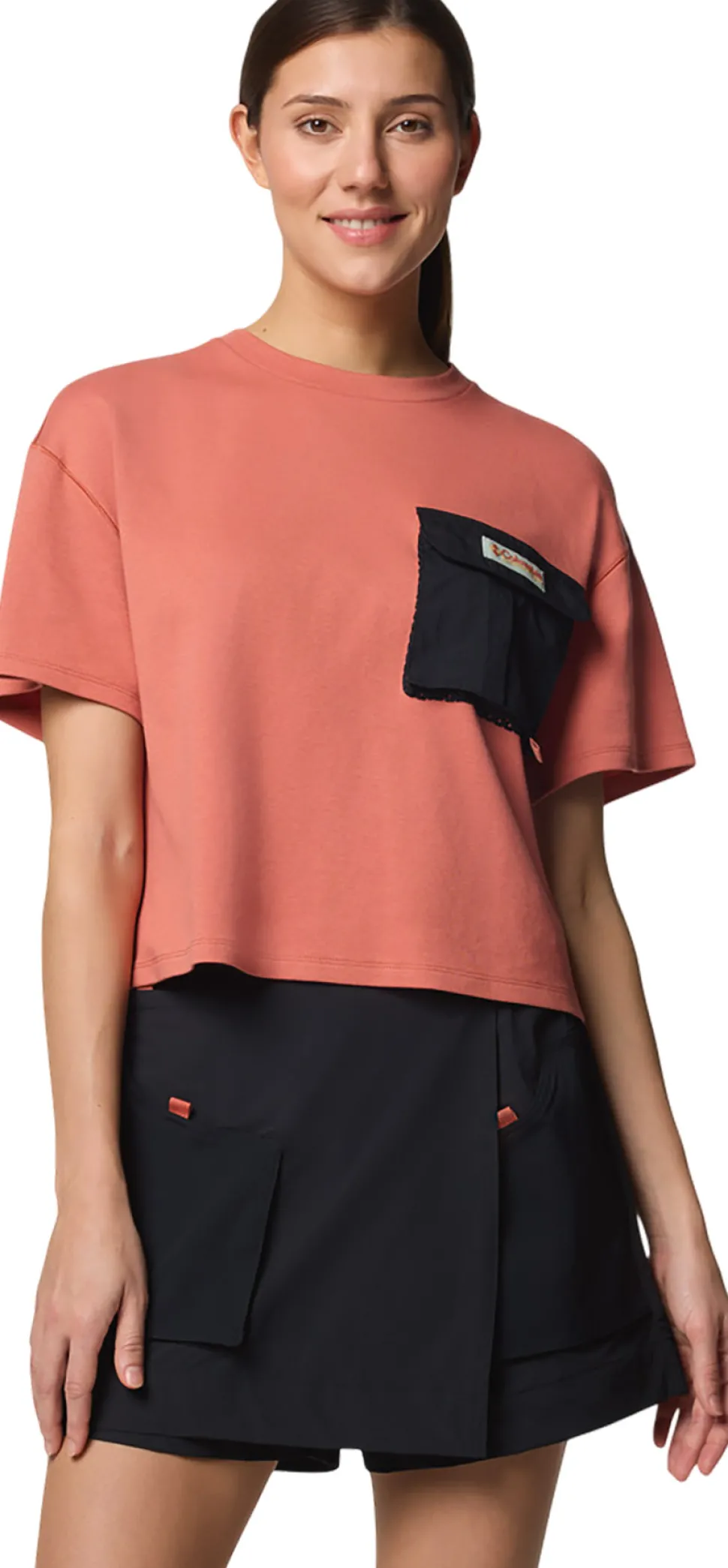 Cove Beach Cropped Pocket T-Shirt - Women's