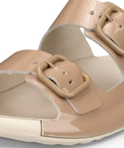 Cozmo Leather Two Strap Sandals - Women's