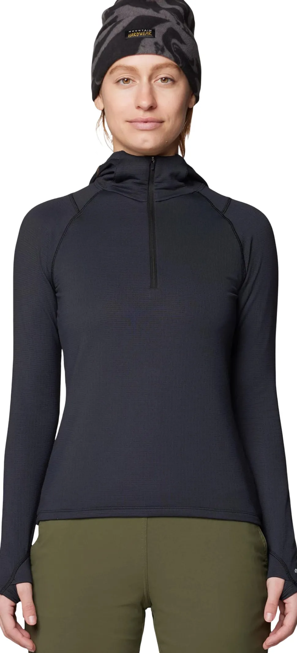 Crater Lake Heavyweight Half Zip Hoody - Women's