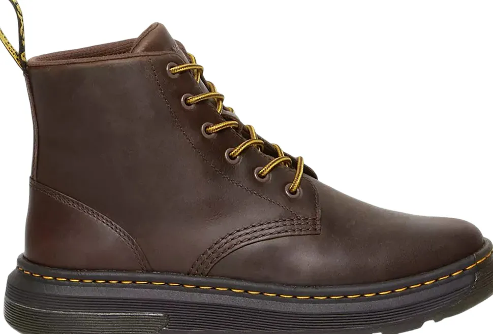 Crewson Crazy Horse Leather Casual Chukka Boots - Unisex