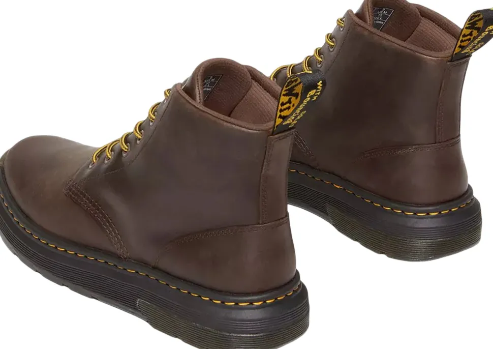 Crewson Crazy Horse Leather Casual Chukka Boots - Unisex