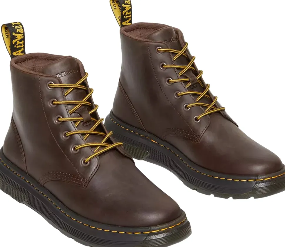 Crewson Crazy Horse Leather Casual Chukka Boots - Unisex