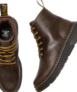 Crewson Crazy Horse Leather Casual Chukka Boots - Unisex