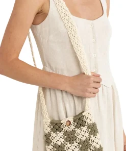 Crochet Shoulder Bag - Women's