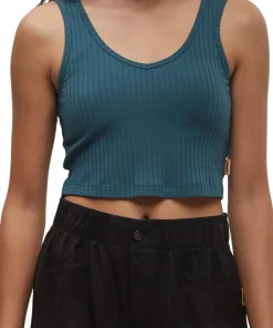 Cropped Fitted Tank Top - Women's