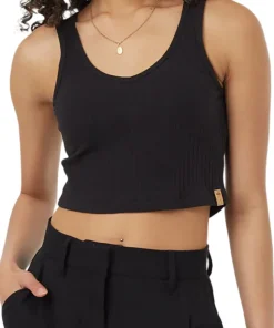 Cropped Fitted Tank Top - Women's