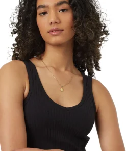Cropped Fitted Tank Top - Women's