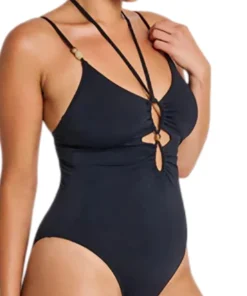 Cutout Cami One-Piece Swimsuit - Women's