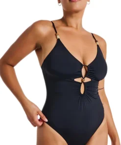 Cutout Cami One-Piece Swimsuit - Women's