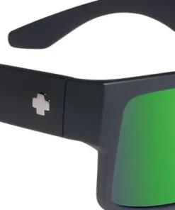 Cyrus Sunglasses - Matte Black Frame - Happy Bronze Polarised with Green Spectra Lens - Men's