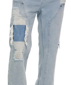Destroyed Carpenter Denim Jeans - Men's