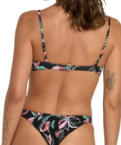 Dream In Bloom Twist V Neck Bikini Top - Women's