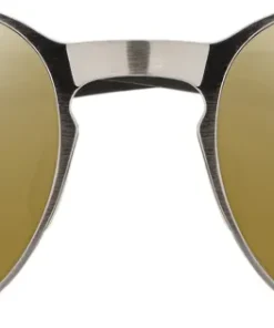 Eastbank Metal Sunglasses - Brushed Gunmetal - ChromaPop Polarized Bronze Mirror Lens - Women's