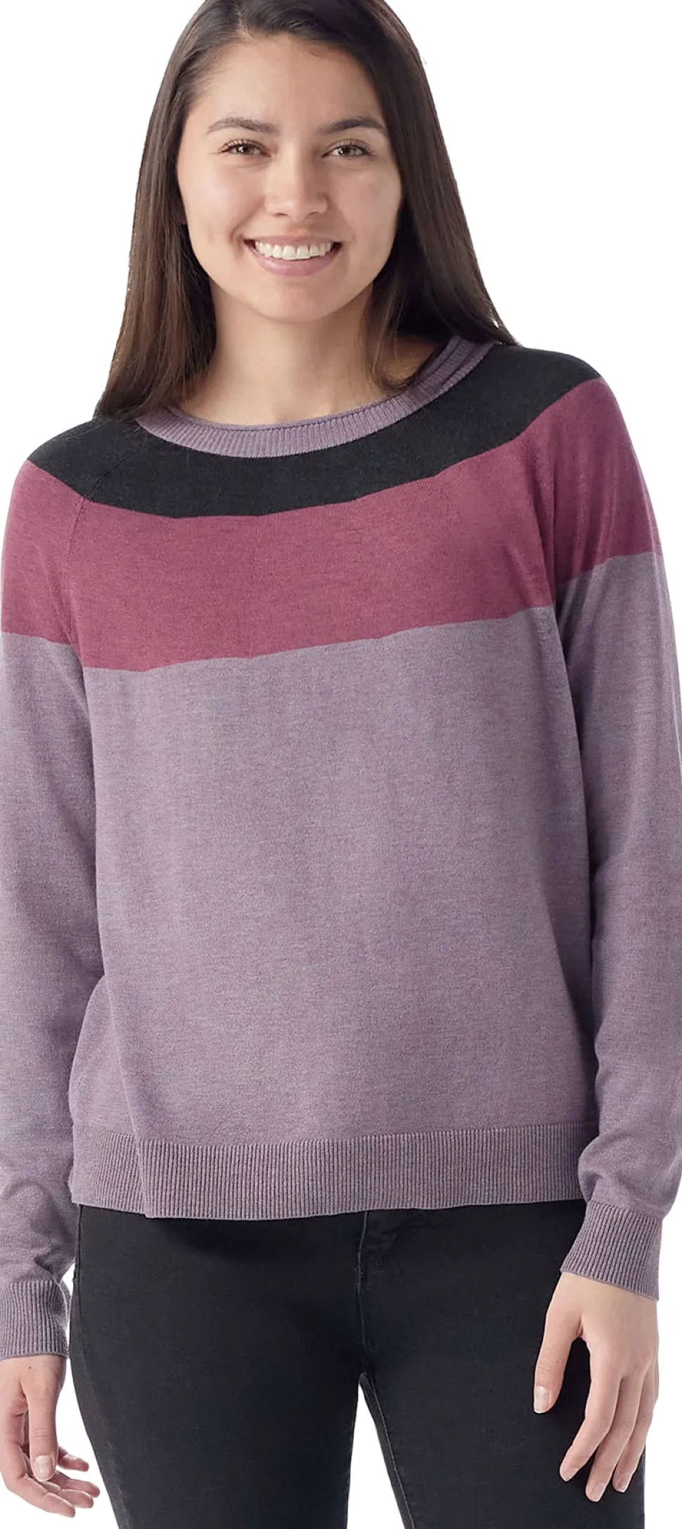 Edgewood Colorblock Crew Neck Sweater - Women's