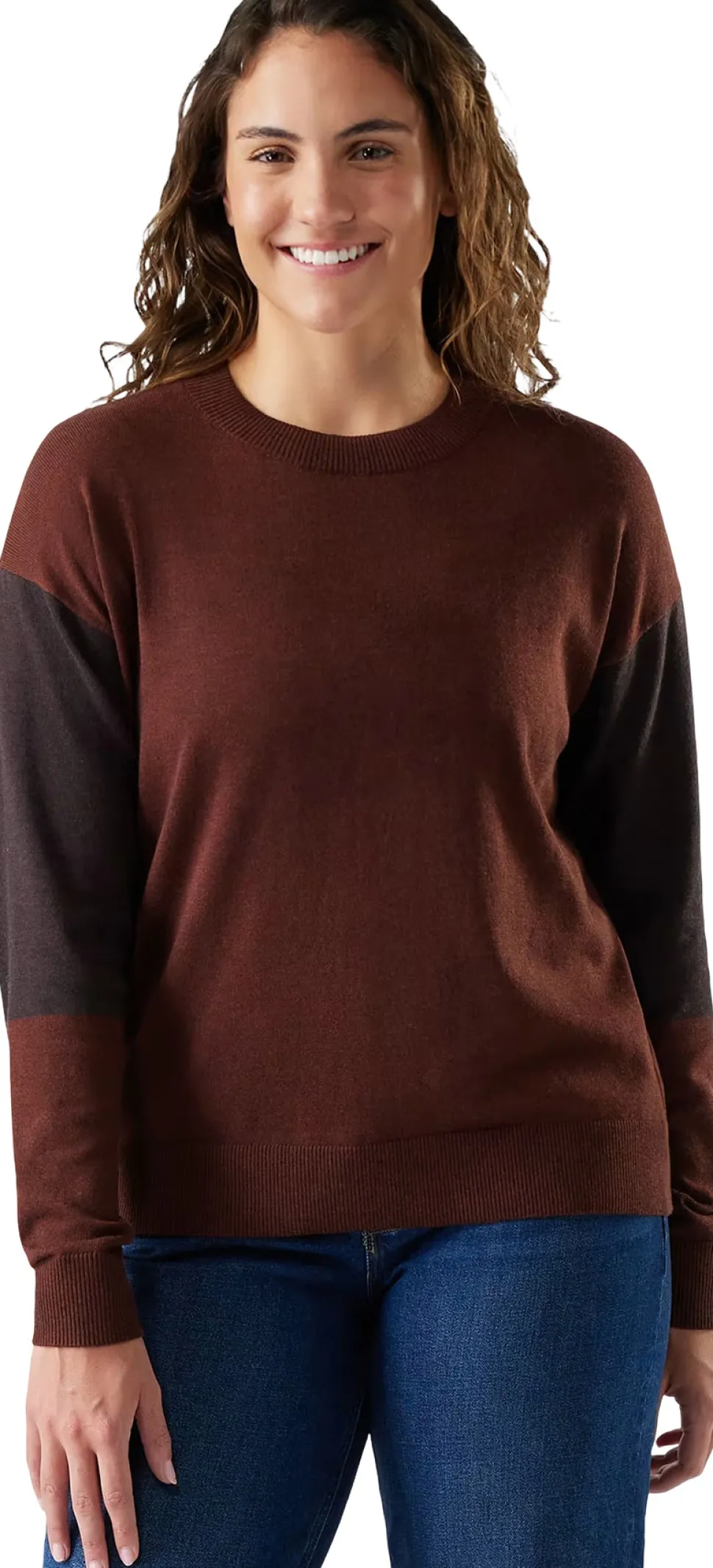 Edgewood Colorblock Crew Neck Sweater - Women's