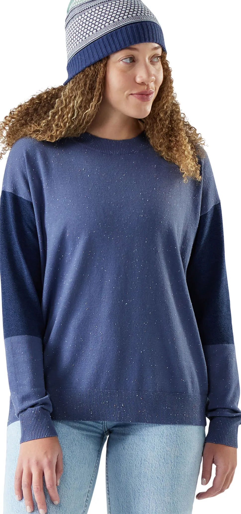 Edgewood Colorblock Crew Neck Sweater - Women's