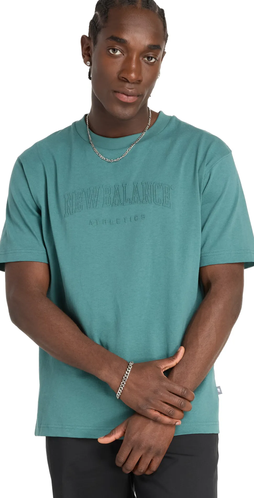 Embossed Varsity Jersey T-Shirt - Men's