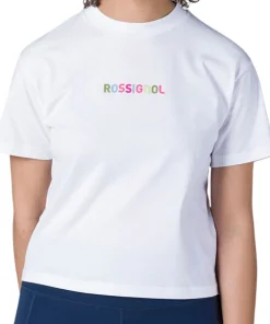 Embroidery Short Sleeve T-Shirt - Women's