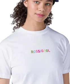 Embroidery Short Sleeve T-Shirt - Women's