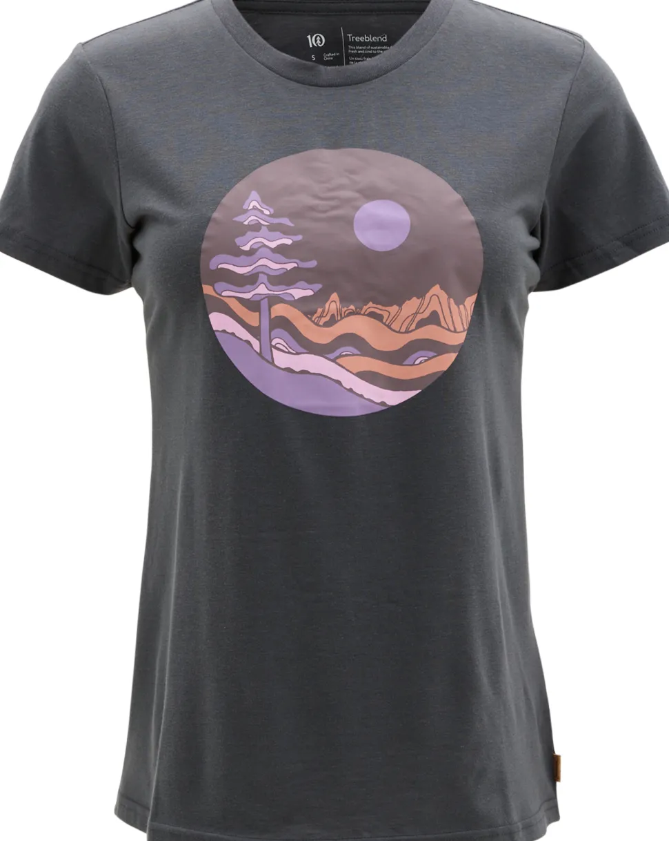 Emerald Edge Portal Crew Neck Graphic Short Sleeve T-Shirt - Women's
